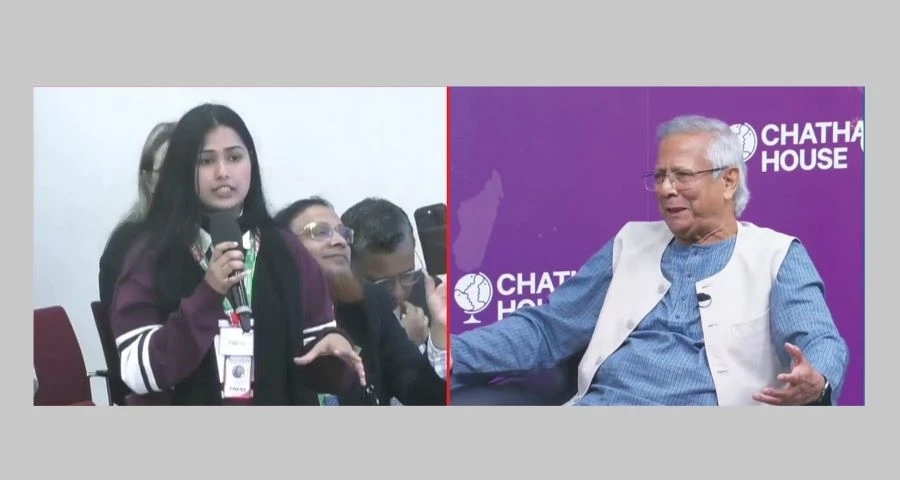 লন্ডনে শেখ মুজিবের বাড়ি ভাঙা নিয়ে প্রশ্ন, হাসিমুখে উত্তর দিলেন ড. ইউনূস (ভিডিও)